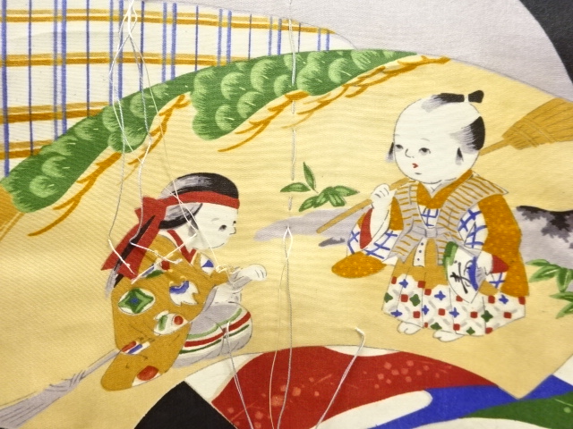 Japanese Kimono / Zugawari Silk